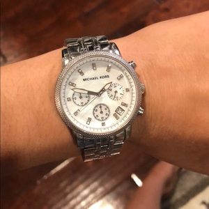 Silver Michael Kors watch